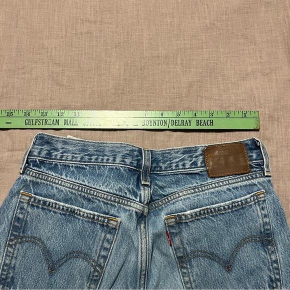 Levi's Premium Big E High Waist Wedgie Straight Leg Jeans Size 28 Relaxed - Picture 7 of 9